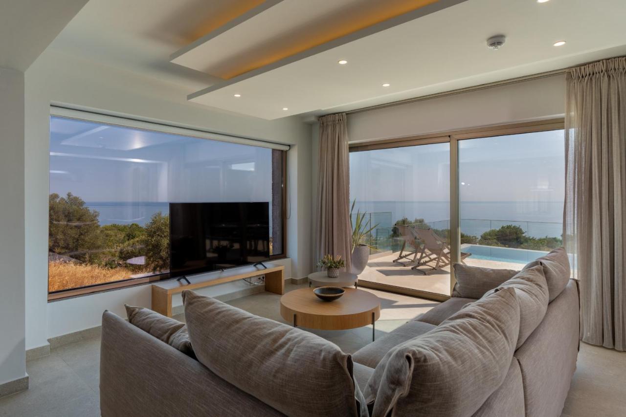 Villa Onyx - With Private Heated Pool Atsipopoulo Екстериор снимка